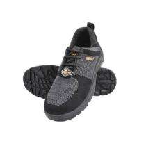 MANGLA Sporty 005 Knitted fabric Steel Toe Safety Shoes Black and Grey_0