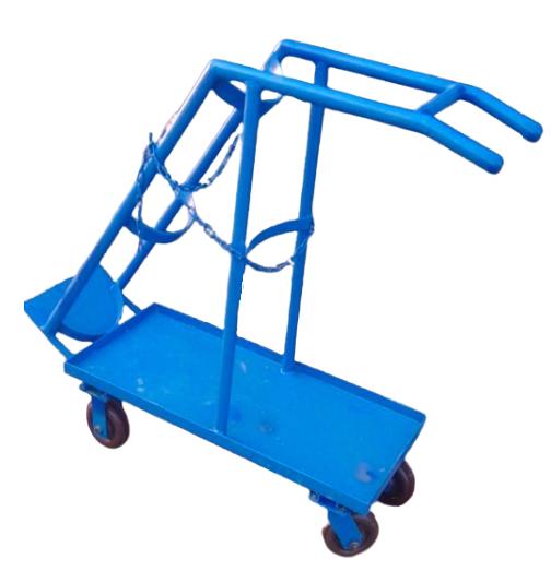 SKF 200 kg Movable Cylinder Trolley SKF-53 LPG Oxygen 4 inch_1