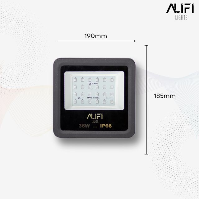 Alifi Lights 36 W RGB IP66 4 kV 1440 Lumen ALFFLRGB36 LED Flood Lights_1