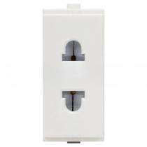 V-Guard 6 A White 2 Pin Plug Electrical Sockets_0