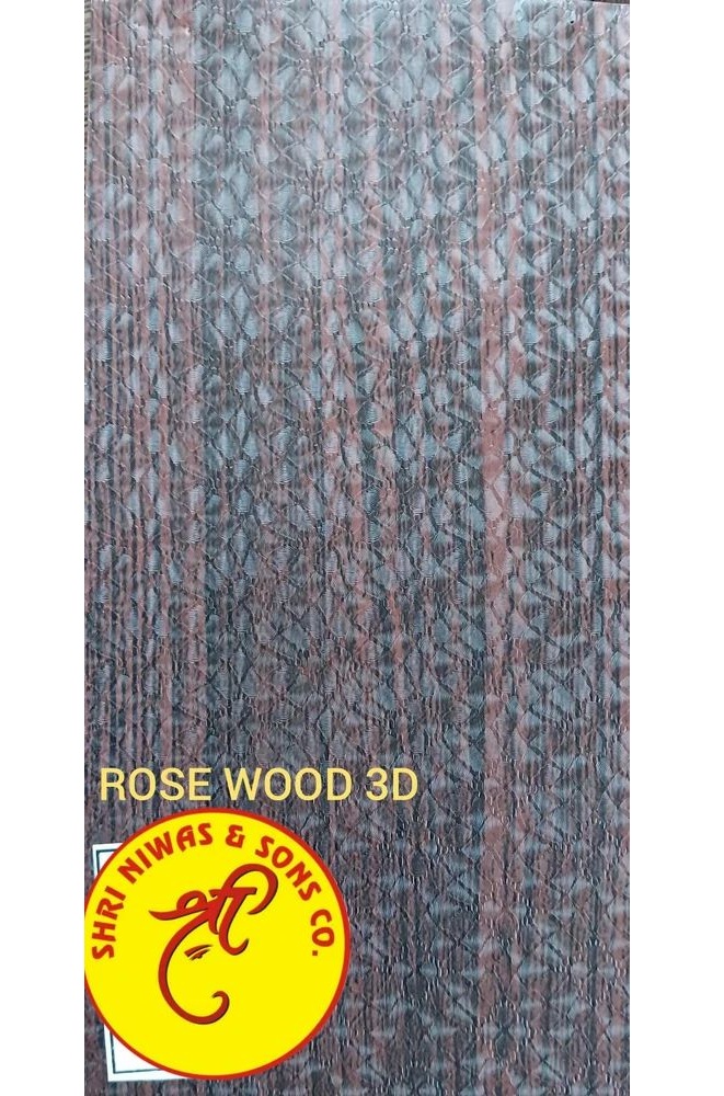 5 mm Rose Wood Laminate Glossy Finish 4 x 8 ft No_3