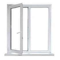 Shri Casement 2 Panel White uPVC Window 3.5 x 2 ft_0