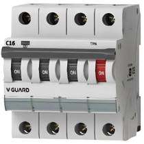 V-Guard 3002046 Three Pole with Neutral 40 A B Curve MCB_0
