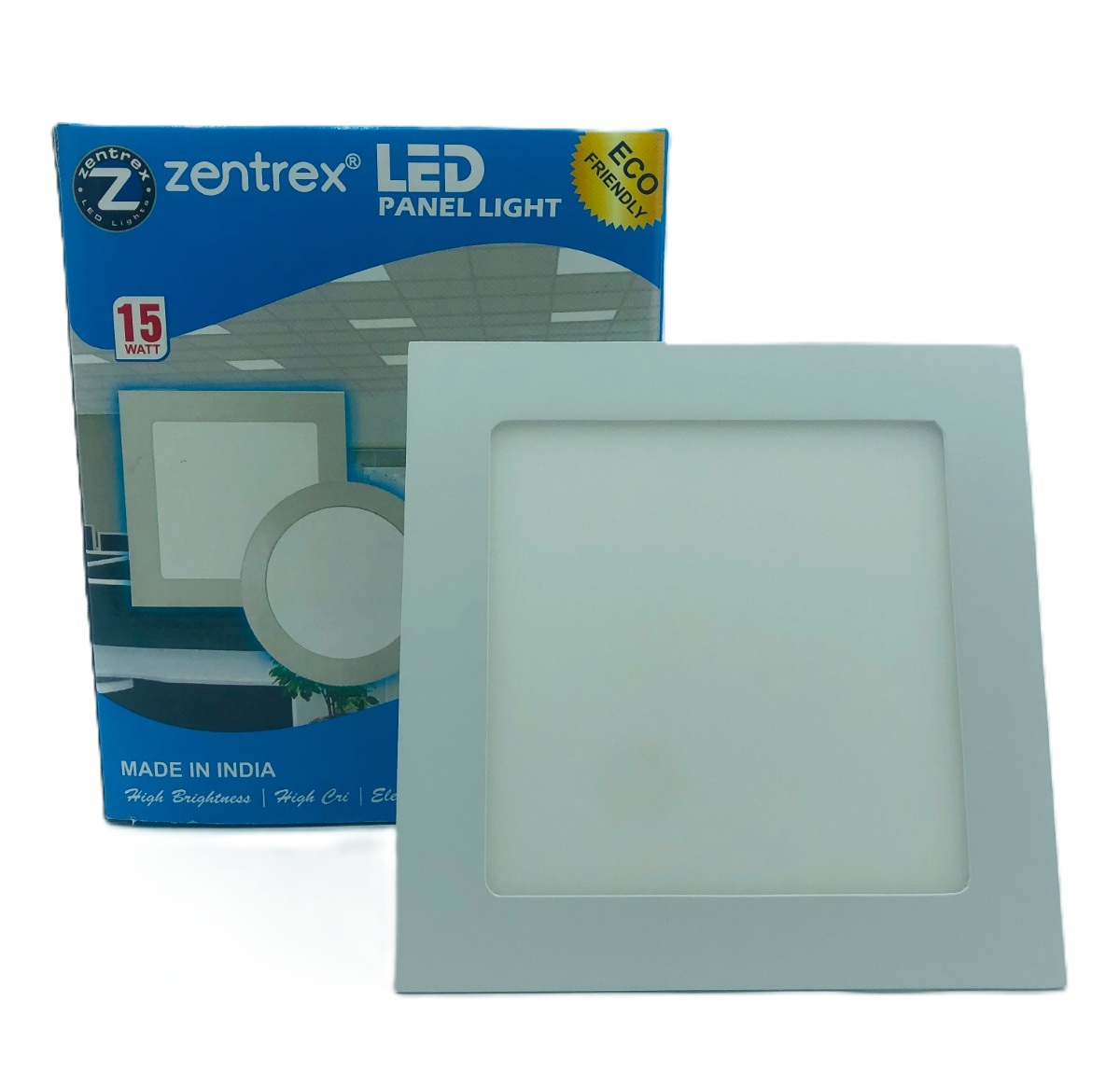 Zentrex 15 W Square Warm White 172 x 172 mm LED Panel Lights Surface Mounted_1