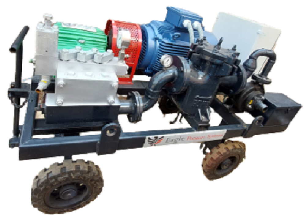 Eagle HW.HJ.300.1400 15 - 100 l/min 300 - 1400 bar High Pressure Jet Cleaning Machine_1