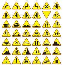 Warning Signages 400 x 400 mm Steel_0