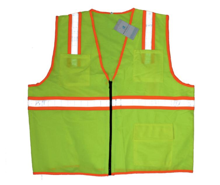 Polyester Safety Jackets XXXL Reflective Green_1