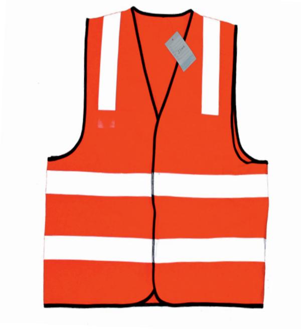 Polyester Safety Jackets XL Reflective Orange_2