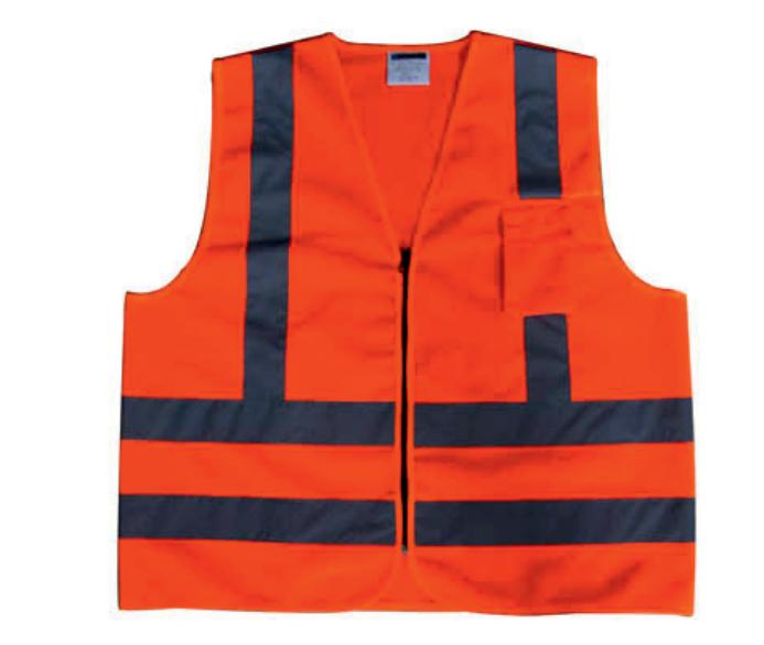 Polyester Safety Jackets XXXL Reflective Orange_3