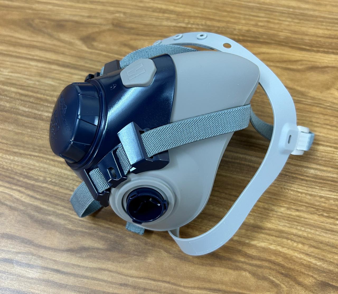 BisonLife Respirator Half Face IP54 Silicone Grey and Blue_1