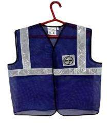 Polyester Safety Jackets L 3O11M003S000004 Reflective Blue_0