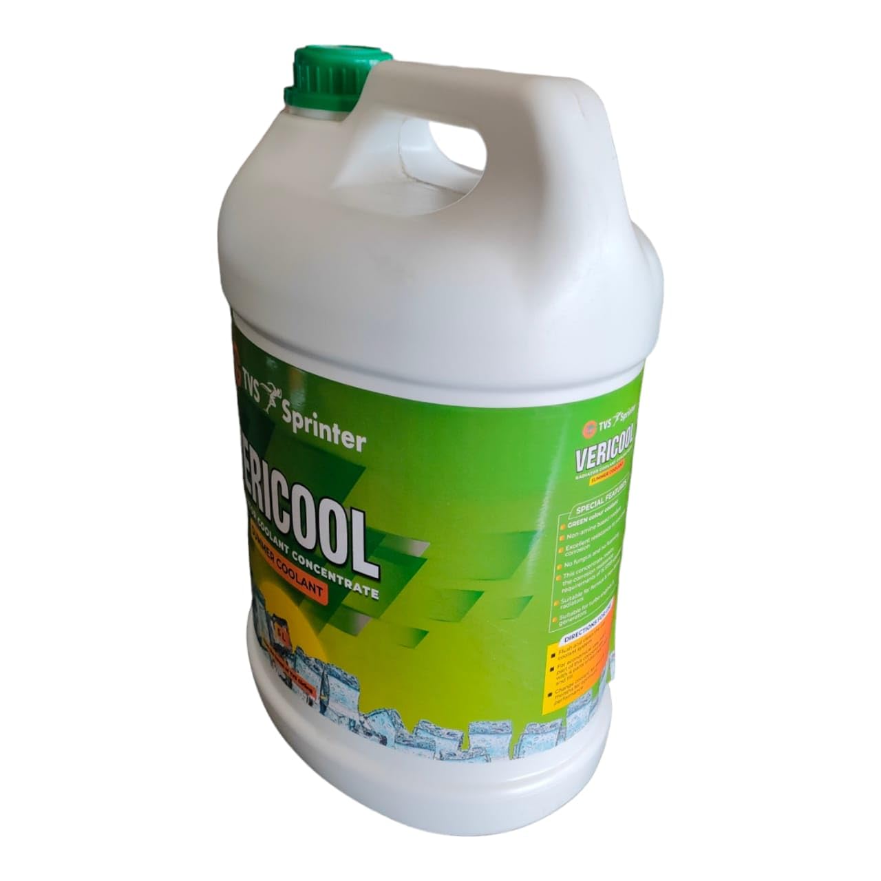 TVS Sprinter Engine Coolant Vericool Concentrate 5 L Plastic Can_1