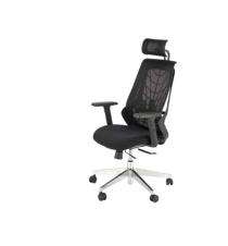 Furnways Revolving Black 1219 x 660 x 660 mm Injection Moulded Nylon Fibre Office Chairs_0