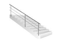 Real Ferro Stainless Steel Handrail Polished 1400 x 950 mm_0