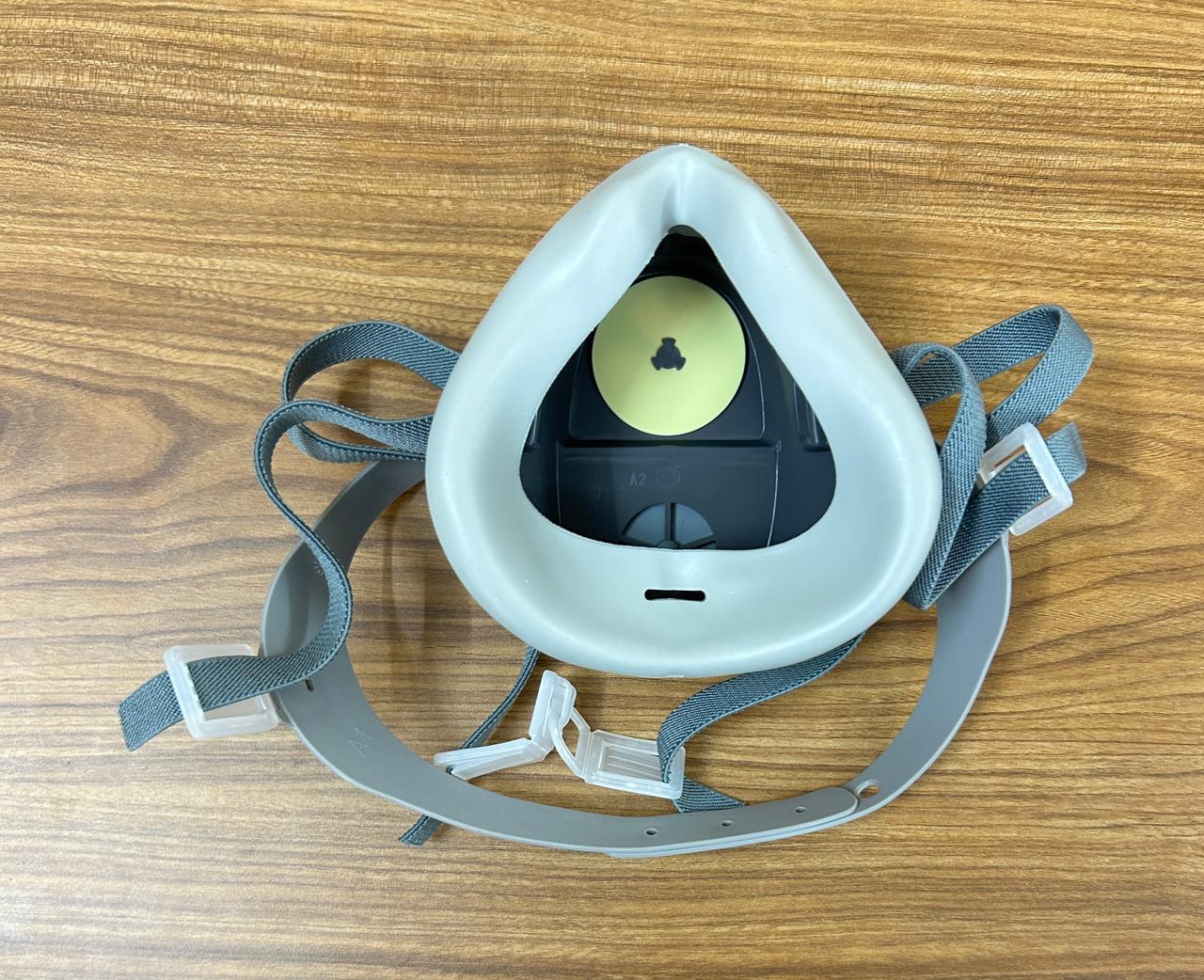 BisonLife Respirator Half Face IP54 Thermoplastic Elastomer Black_2