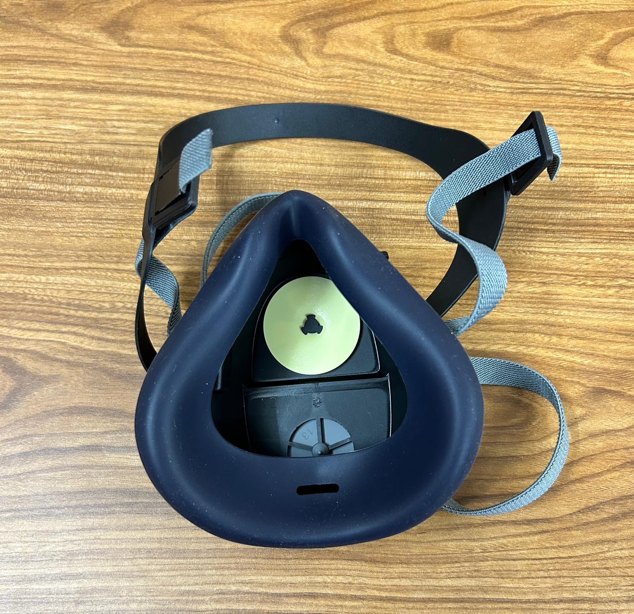 BisonLife Respirator Half Face IP54 Silicone Black_2