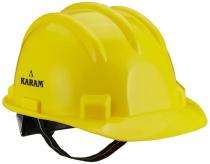 Karam Plastic Yellow Ratchet Safety Helmets PN-521_0