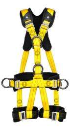 Karam Polyester Full Body Double Rope Safety Harness L_0