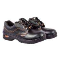 Agarson Sonet Leather Steel Toe Safety Shoes Black_0