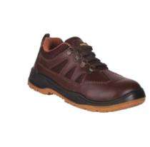 UNISTAR Lion Leather Steel Toe Safety Shoes Brown_0