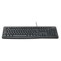 Logitech Wired Black Computer Keyboard_0