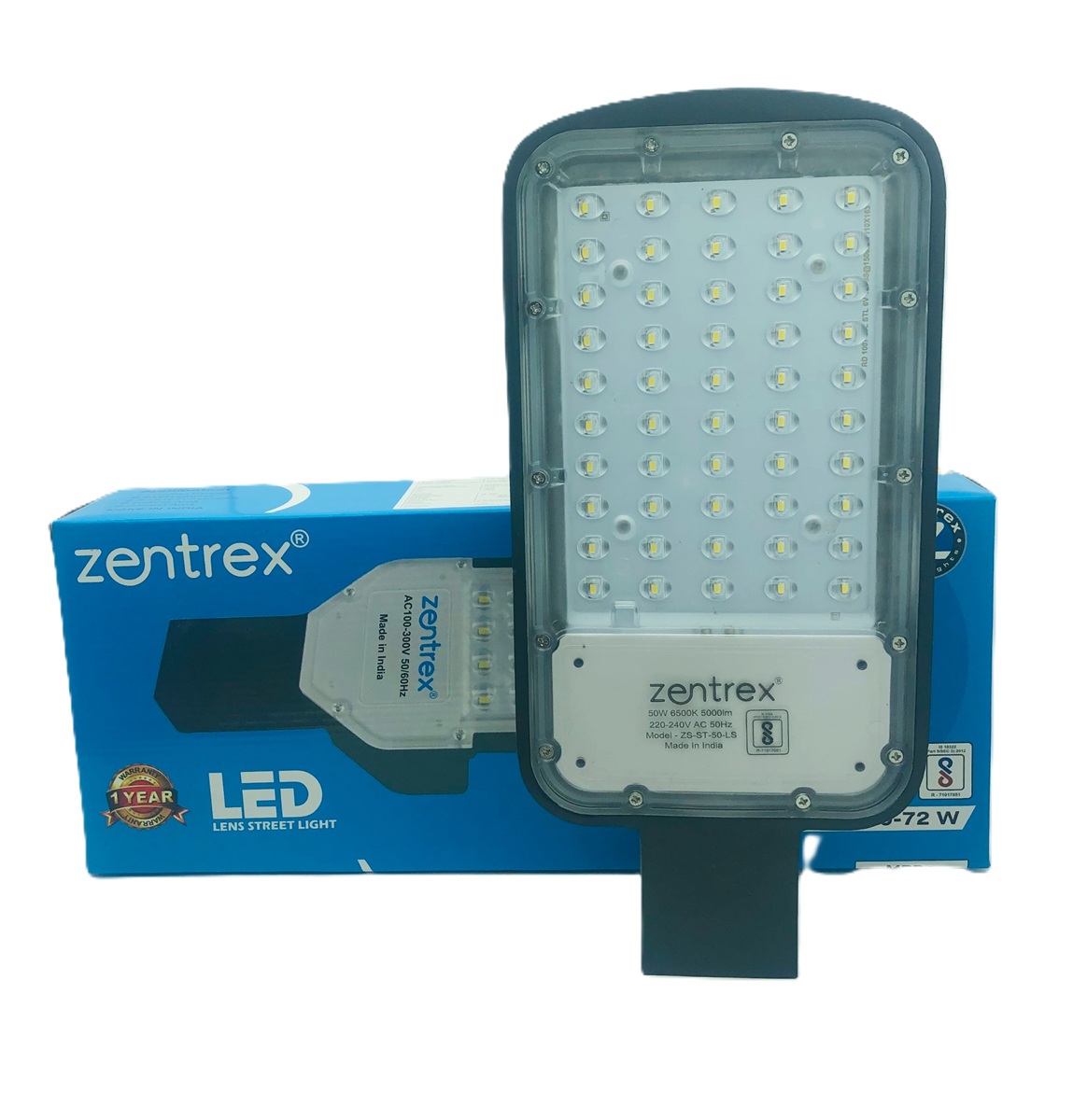 Zentrex 50 W White IP65 6 kV LED Street Lights_2