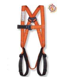 Polyester Full Body Double Rope Scaffold Hook Safety Harness L_0