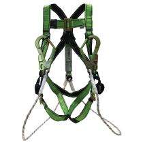 Udyogi Polyester Full Body Simple Hook Double Rope Safety Harness Standard_0
