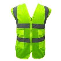 Deltech Polyester Safety Jackets L H04 Without Sleeves Green_0