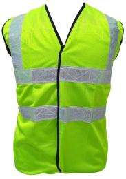 Deltech Polyester Safety Jackets L H28 Without Sleeves Green_0