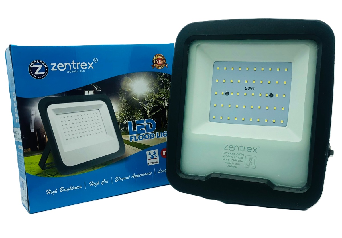 Zentrex 50 W Warm White IP65 6 kV 5000 Lumen ZS-FL-50W LED Flood Lights_3