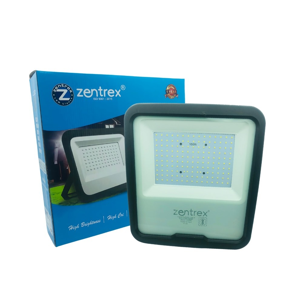 Zentrex 150 W White IP65 6 kV 15000 Lumen ZS-FL-DC-150W LED Flood Lights_1