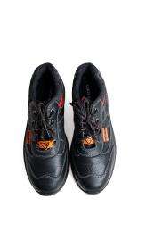 Contablue Bolt Real Leather Alloy Steel Toe Safety Shoes Black_0