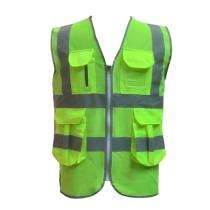 Deltech Polyester Safety Jackets L H25 Without Sleeves Green_0