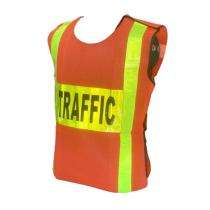 Deltech Polyester Safety Jackets L H27 Without Sleeves Orange_0