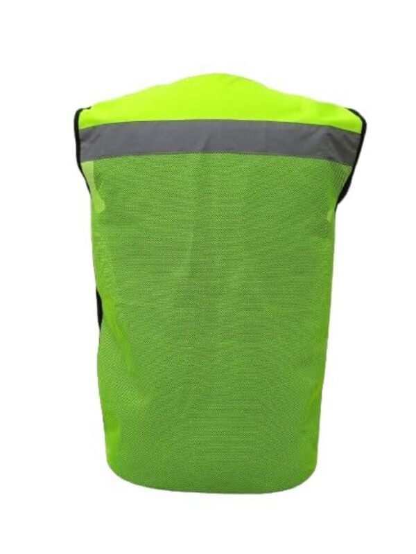 Deltech Polyester Safety Jackets L H40 Without Sleeves Green_1