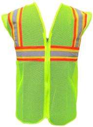 Deltech Polyester Safety Jackets L H33 Without Sleeves Green_0