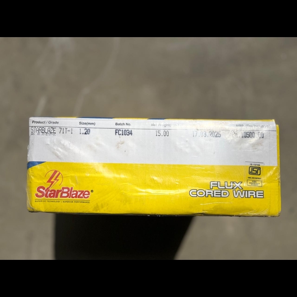 StarBlaze 1.2 mm Flux Cored Wire AWS A5.20 E71T-1C FCW 1.2mm 500 - 550 MPa_2