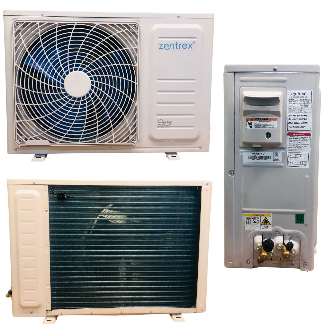 Zentrex 2 ton Inverter ZS-S-AC-2T 3 Star White Glossy Room Air Conditioner_1