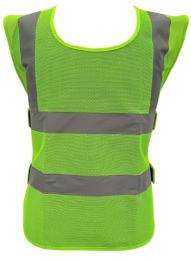 Deltech Polyester Safety Jackets L H11 Without Sleeves Green_0