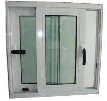Shiv Sliding 2 Track 2 Panel White uPVC Window 6 x 4 ft_0