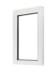 Shiv Fixed 1 Panel White uPVC Window 4 x 2 ft_0