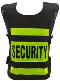 Deltech Polyester Safety Jackets L H12 Without Sleeves Black_0