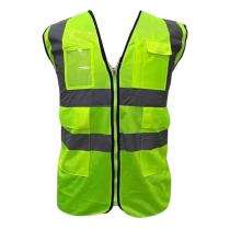 Deltech Polyester Safety Jackets L H13 Without Sleeves Green_0