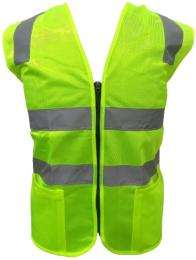 Deltech Polyester Safety Jackets L H16 Without Sleeves Green_0