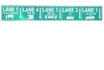 E and C Toll Plaza Signages 100 x 300 mm Steel_0
