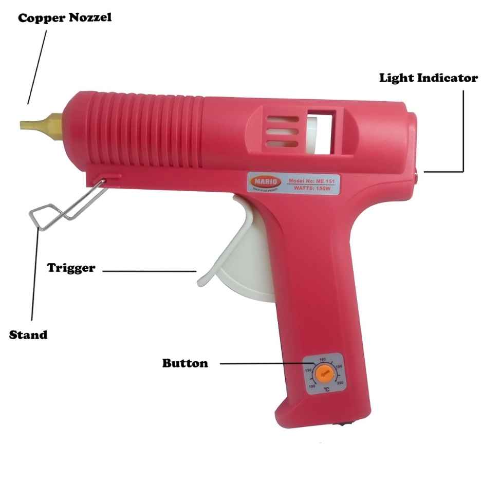 MARIO ME-151 Hot Melt Corded Glue Gun 150 W 11 mm Trigger Fed_1