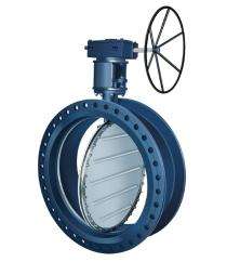 AQUA 450 mm Manual Hastelloy C Butterfly Valve BFV 350_0
