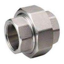 Kastbhanjan 40 mm Stainless Steel Unions Threaded 25 kg/cm2_0