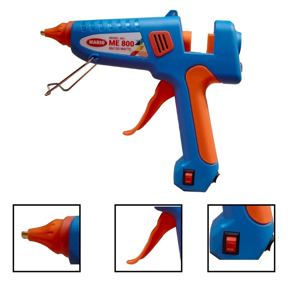 MARIO ME 800 Hot Melt Corded Glue Gun 120 W 11 mm Trigger Fed_3